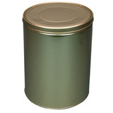 BASCO 30 Lb Industrial Tin Slip Cover Can with Lid