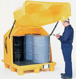 BASCO Secure Secondary Containment Inside or Outside 4 Drum