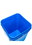 BASCO 4 Gallon Square Plastic Bucket, Open Head - Blue, Price/each