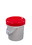 BASCO Life Latch&#174; New Generation 1.25 Gallon Plastic Pail with Red Screw Top Lid, Price/Each
