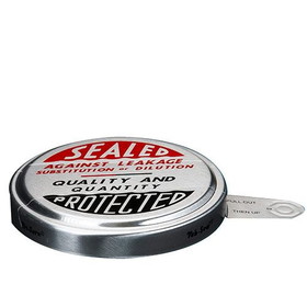 BASCO 2 Inch Round Head Aluminum Capseal with Sealed Protected Printed On