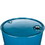 BASCO 55 Gallon Steel Drum, Closed Head, UN Rated, Rust Inhibitor - Blue, Price/each