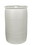 BASCO 30 Gallon Plastic Drum, Closed Head, UN Rated, Fittings - Natural, Price/each
