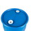 BASCO 30 Gallon Blue Plastic Drum, Closed Head, UN Rated, Price/each