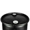 BASCO 55 Gallon Plastic Drum - Closed Head, UN Rated, Fittings - Black, Price/each