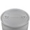 BASCO 55 Gallon Plastic Drum, Closed Head, UN Rated, Fittings - White, Price/each