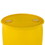 BASCO 55 Gallon Plastic Drum, Closed Head, UN Rated, Fittings - Yellow, Price/each
