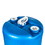 BASCO 20 Gallon Plastic Drum, Blue, Closed Head, UN Rated, 2 Handles, Price/each