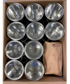 BASCO 1 Gallon Metal Paint Cans with Lids - Unlined