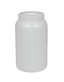 BASCO ½ Gallon Natural HDPE Wide Mouth Jar