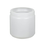 BASCO 16 oz Natural HDPE Wide Mouth Jar