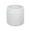 BASCO 16 oz Natural HDPE Wide Mouth Jar, Price/each