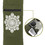 Muka Green Yoga Mat Carrier with Air Holes, Cotton Exercise Bag with Drawstring and Adjustable Strap