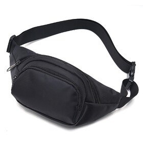 Muka Sports Waist Bag Nylon Fanny Pack Unisex Crossbody Pouch for Running Hiking