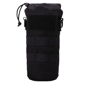 Muka Foldable Tactical Bottle Pouch, Large Capacity Molle Water Bottle Holder for Outdoor Activities