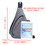 Muka Custom Printed Grey Chest Pack Sling Bag with Bottle Pocket, Large Capacity Sling Backpack for Women Men