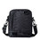 Muka Casual Cross Body Bag Shoulder Bag for Women & Men, Small Black Sling Bag with Detachable Strap