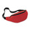 Muka Unisex Waist Pack Fanny Pack, Adjustable Strap Waist Bag Red Bum Bag for Travel, Shopping, Running