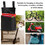 Muka Bike Hanging Bag for Storage, Portable Bicycle Bag Black Storage Bag Multifunctional Use