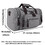 Muka Custom Printed Duffle Bag, Canvas Travel Bags Black Weekender Bag, Add Logo / Text