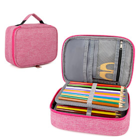 MUKA Pencil Case Organizer Bag, Stationery Bag Large Capacity Storage Bag for Painting School Office