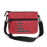 TOPTIE Custom Small Crossbody Bag Purse with Logo, Personalized Tool Bag with Shoulder Strap