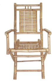 Bamboo54 5108 Bamboo folding chairs with arms