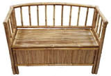 Bamboo54 5836 Bamboo bench with storage
