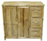 Bamboo54 5837 Bamboo Shelf with drawers