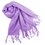 TopTie Women's Shawl Wrap With Tassel, Wholesale Scarf, Classic Solid Color - Violet