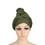 TOPTIE Head Wrap Stretchy Turban, Jersey Knit Hair Wrap Scarf for Women, Neck Face Wear (Army Green)