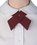 TOPTIE Adjustable Solid Color Criss-Cross Bow Tie, School Uniform Cross Necktie