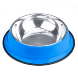Brybelly 72oz. Blue Stainless Steel Dog Bowl