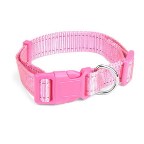 Brybelly Large Pink Adjustable Reflective Collar