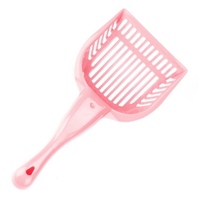 Brybelly Coral Cat Litter Scoop with Reinforced Comfort Handle