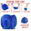 Brybelly Blue Pop-Up Cat Play Cube with Storage Bag