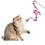 Brybelly Interactive Teaser Wand Cat Toy with Feather