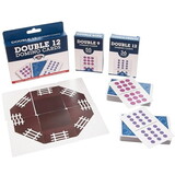 Brybelly Dominos Playing Cards with Pips - Double 12 Dominoes Travel Set