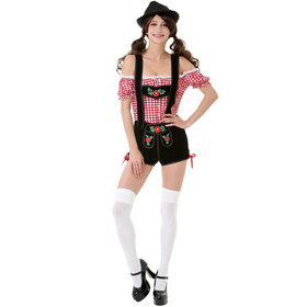 Brybelly Oktoberfest Lederhosen - Womens Halloween Costume