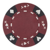 Brybelly CPAK*25 Ace King Suited 14 Gram Poker Chips (25 Pack)