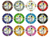 Brybelly Desert Heat 13.5 Gram Poker Chip Sample Pack - 12 Chips