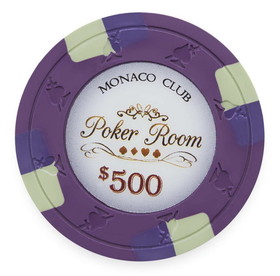 Brybelly CPMO*25 Clay Monaco Club 13.5g Poker Chip (25 Pack)