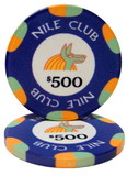 Brybelly CPNI*25 Nile Club 10 Gram Ceramic Poker Chip (25 Pack)