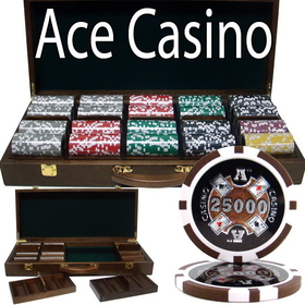 Brybelly 500 Ct - Pre-Packaged - Ace Casino 14 Gram - Walnut Case