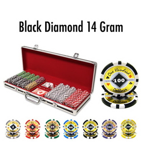 Brybelly 500 Ct - Pre-Packaged - Black Diamond 14 G - Black Aluminum