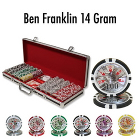Brybelly 500 Ct - Pre-Packaged - Ben Franklin 14 G - Black Aluminum
