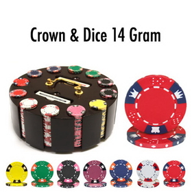 Brybelly 300 Ct - Pre-Packaged - Crown & Dice 14 G - Wooden Carousel