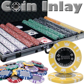 Brybelly 1000 Ct Aluminum Standard Breakout-Coin Inlay 15 Gram Chips