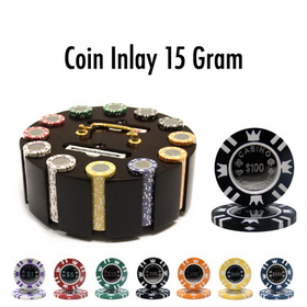Brybelly 300 Ct - Pre-Packaged - Coin Inlay 15 Gram - Wooden Carousel