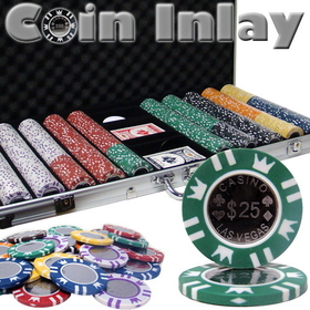 Brybelly 750 Ct Aluminum Pre-Packaged - Coin Inlay 15 Gram Chips